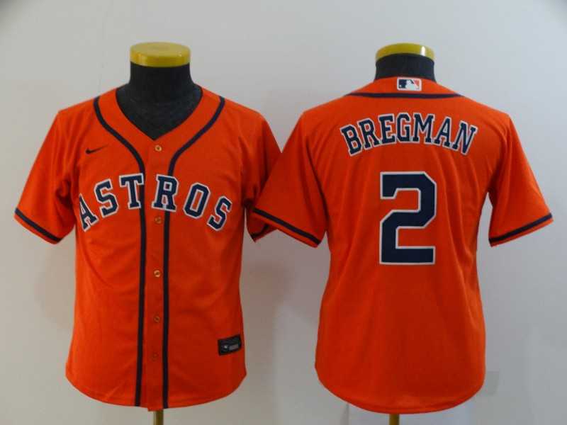 Youth Astros 2 Alex Bregman Orange 2020 Nike Cool Base Jersey,We sell and wholesale Youth Astros 2 Alex Bregman Orange 2020 Nike Cool Base Jersey on line form chian!